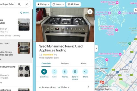 used appliances in dubai
