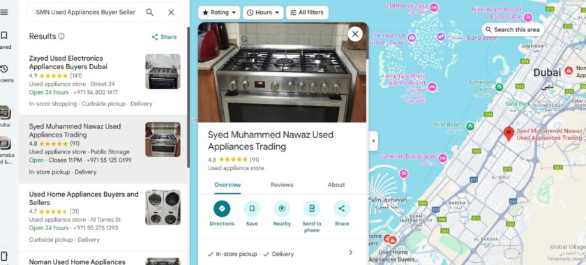 used appliances in dubai