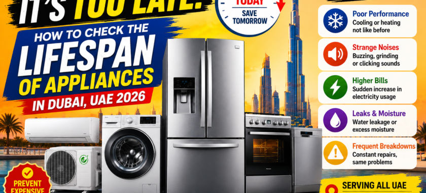 How to Check the Lifespan of appliances in the Dubai