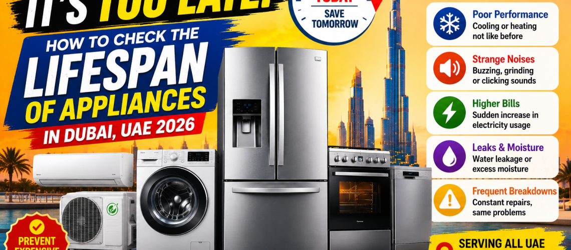 How to Check the Lifespan of appliances in the Dubai