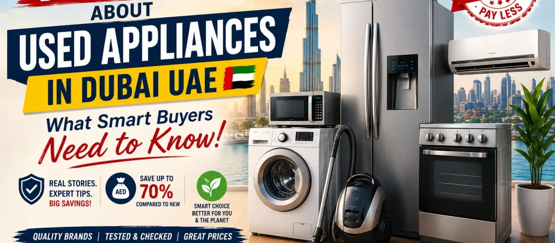 Myth of used appliances in Dubai